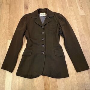 Donaldson’s Vintage Olive / Khaki Blazer / 5 Button / Lined / Size (see photos)
